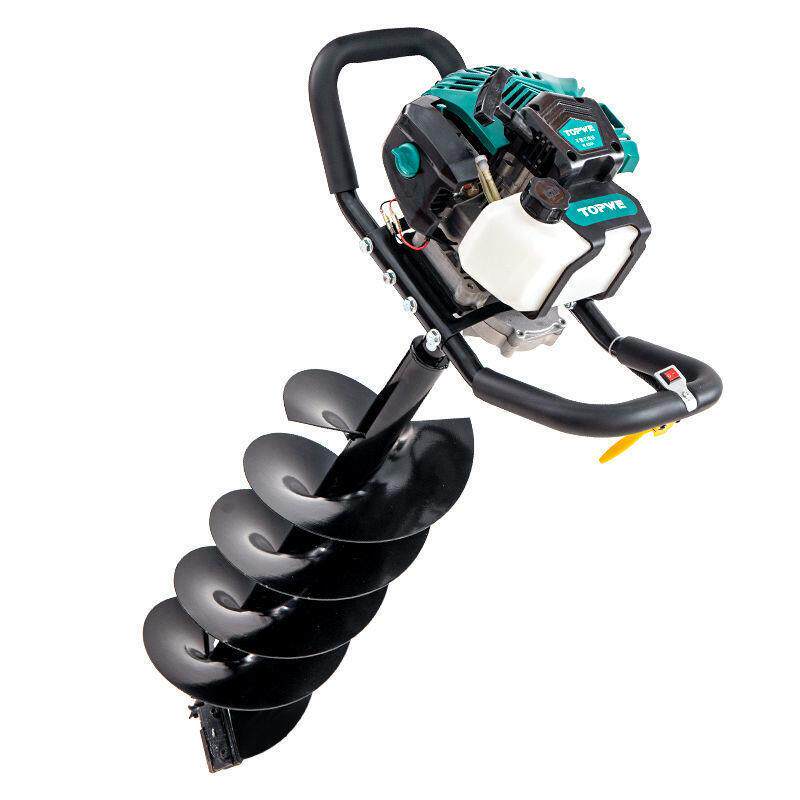 新款地钻挖坑机四冲程汽油打洞钻孔打窝栽树果园施肥打桩洞种植机