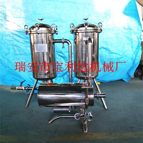 不锈钢双联过滤器3吨双联配饮料泵5吨双联配饮料泵过滤器