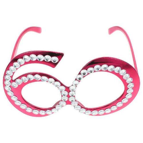 60th Birthday Glasses Digital Photo Props Golden Sixty