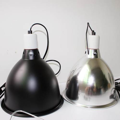 爬虫.寸铝合金宠物灯罩 灯架UVA/UVB高反射太阳灯深桶加热灯座