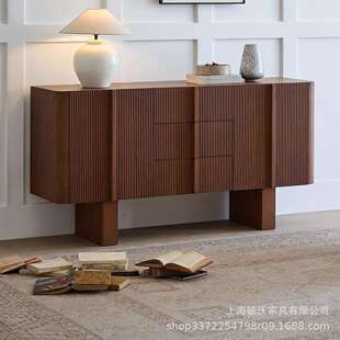 巴克边柜中古风家具法式 复古餐边柜收纳柜客厅储物柜墙边柜