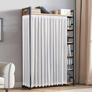 书架遮挡帘书柜丑橱货架衣柜杂物柜F968TJ56子防尘尘罩遮拉帘置物