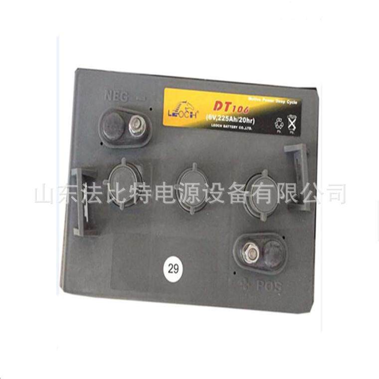 LEOCH理士铅酸蓄电池DT106含税运6V225AH电动叉车 电动工程车