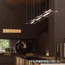 轻奢极简吧台餐厅酒店吊灯收银前台工作室咖啡厅创意蔡烈超马扎灯