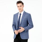 3款 秋新LL2108 毛西商羊务休中年单件外套爸爸 西服春装 专闲柜男士