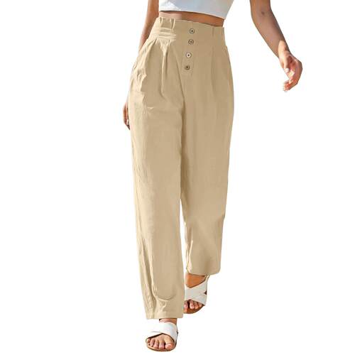 Girls' high waisted wide leg pants 女生高腰阔腿裤裤