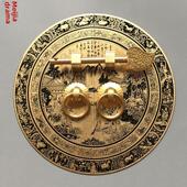 中国风明清古玩铜配件纯铜柜门衣柜柜鞋 柜拉手家具五金圆铜拉手