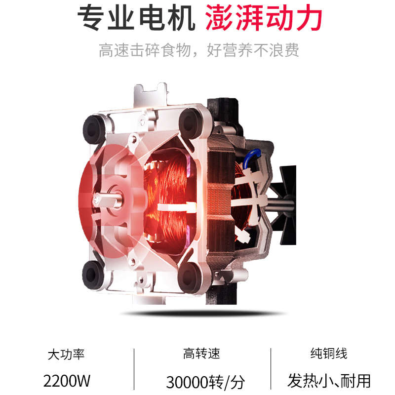标熊破壁机商用大容量豆浆机早餐店用大功率五谷6升榨果汁料理机L