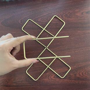 H65黄铜紫铜实心棒折弯加工 H62 H59铜棒来图定制 U型L型拉手把手