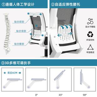 家用靠背椅办公椅学生宿舍旋转子网布会议接待培训久B08坐椅子电
