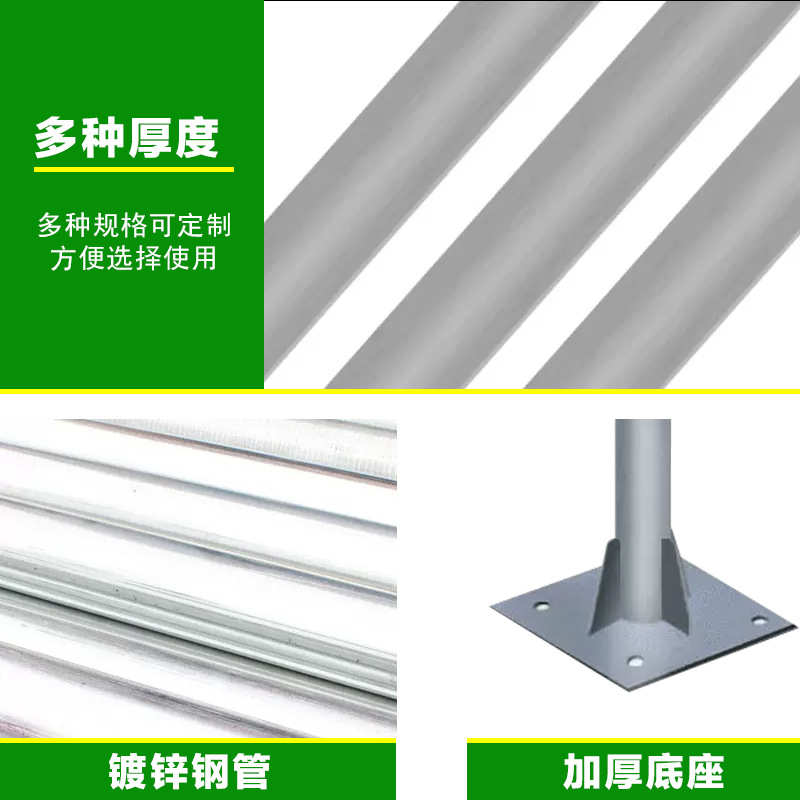 定制高速公路F型标志杆工厂直销道路单柱式指示杆交通标志牌立杆