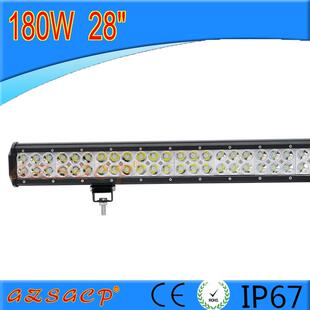 灯180W 汽车led长条射灯12v24v超亮强光货车越野车顶前杠中网改装