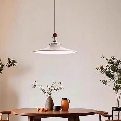 中古奶油风餐厅吊灯2025年新款棋士复古艺术餐桌灯吧台岛台吊灯