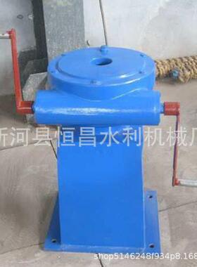 手动侧摇螺杆式启闭机 手摇电动螺杆铸铁闸门一体1T2T3T5T10T12T