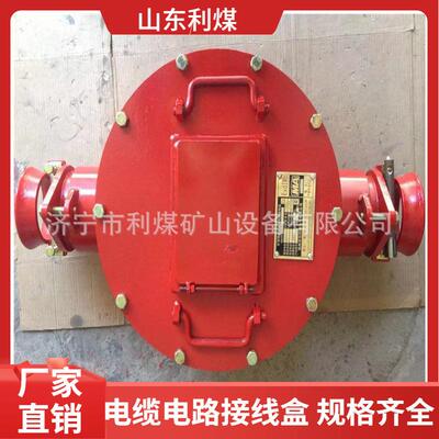 矿用隔爆型高压电缆接线盒BHG1-630/10-2G光纤接线盒