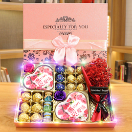 德芙巧克力糖果520情人节礼盒装送女生日礼物老婆情侣高级感