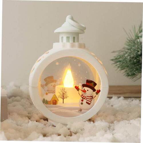 Christmas decoration led candle light portable hanging light