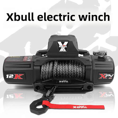 Xbvll越野绞车改装静音防水救援自救便携式12V电动绞车
