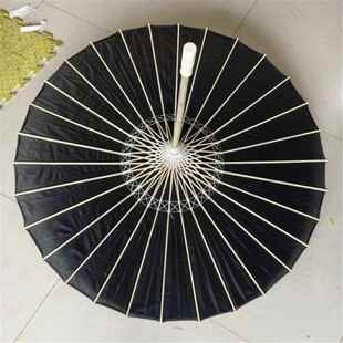 新款黑色油纸伞装饰伞复古道具伞儿童古风伞红色舞蹈伞走秀吊顶伞