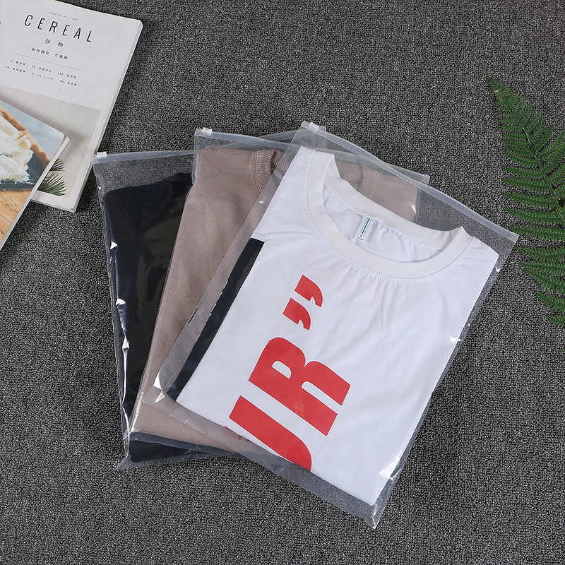 服装袋拉链袋厚衣服小棉被封口包装塑料透明自封袋50只大号45*60