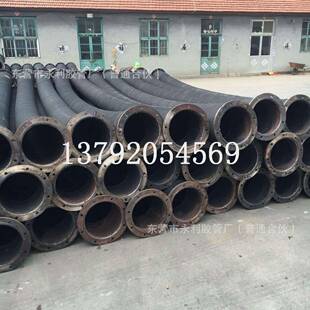 吸排水钢丝骨架埋吸管螺旋钢丝黑胶管大口径法兰钢丝吸排管