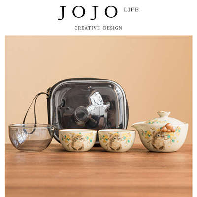 JOJO'S L. PD.local.手抓壶旅行茶具套装便携式包户外露营 | 乡风