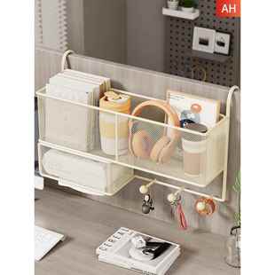 悬挂式抽纸盒抽纸盒家用客厅创意纸巾盒工位整理神器办公桌面挂篮