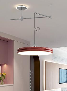 光谱摇飞碟餐461全厅吊灯包豪风吧斯台现臂代简约可移位饭厅餐桌