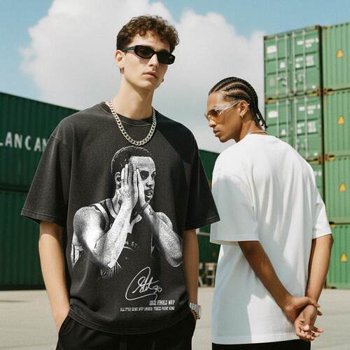Washed Basketball Inspired Shirt Men Women Unisex Hoops