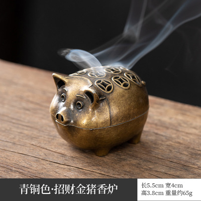塔香专用香炉新款迷你可干烧香薰炉仿古精致冥想底座风茶具茶炉门