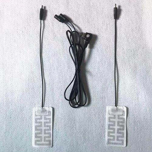 USB3档调温一拖二电热片..手套电热片.小型发热片.多功能发热片