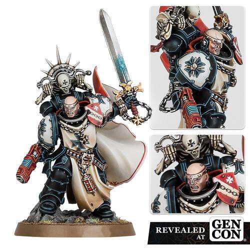 战锤 40K 黑色圣堂 元帅 Black Templars Marshal