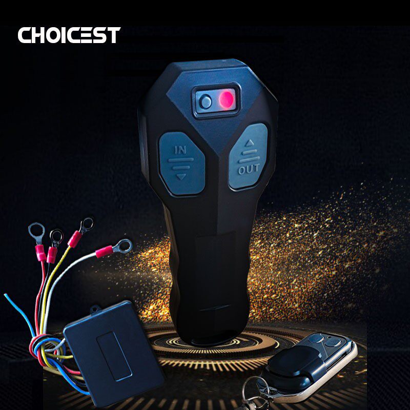 跨境直供12V24V宽电压通用绞盘无线遥控器无线遥控开关遥控控制器