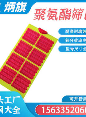 聚氨酯筛网 脱水筛板厂家 聚氨酯条缝筛网 MDI聚氨酯高频振动筛网