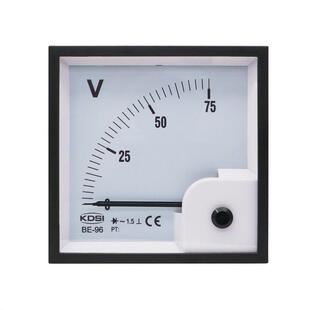 交流电压表BE KDSI 康 斯指针式 伏特表头 96AC75V整流式
