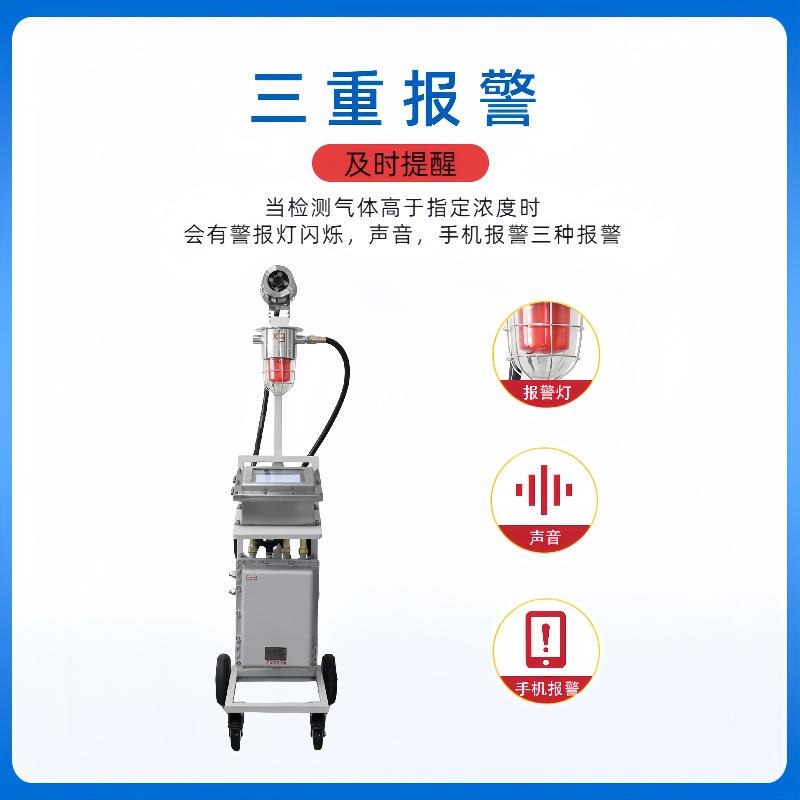 手推移动式乙烷气体分析报警器泵吸式C2H6有毒气体检测报警