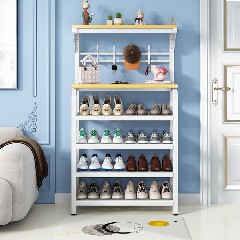 鞋架子鞋柜简易多层家用楼道阳台窗铁艺收纳置物经济型宿舍省