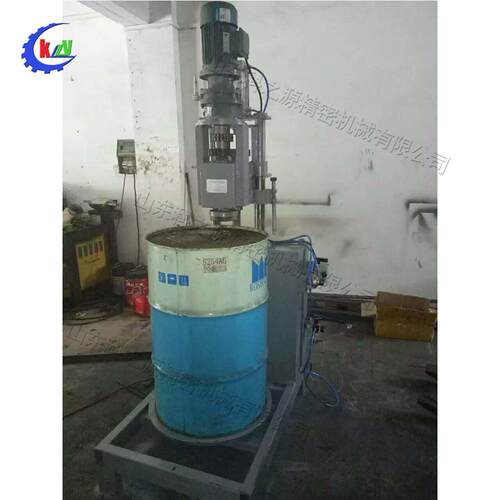 小型化工桶裁剪设备工业气动升降开kzy-qgj-桶机半自立动废油式桶