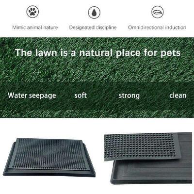Dog Potty Systems Realistic Grass Detatchable Puppy Potty