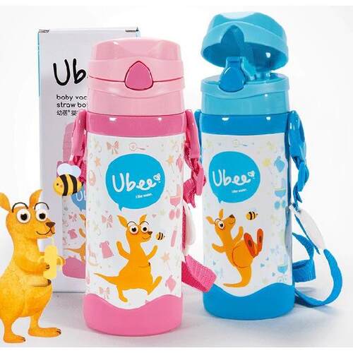 Ubee儿童吸管杯保温杯杯盖300 400ML盖子配件吸嘴水杯盖壶盖