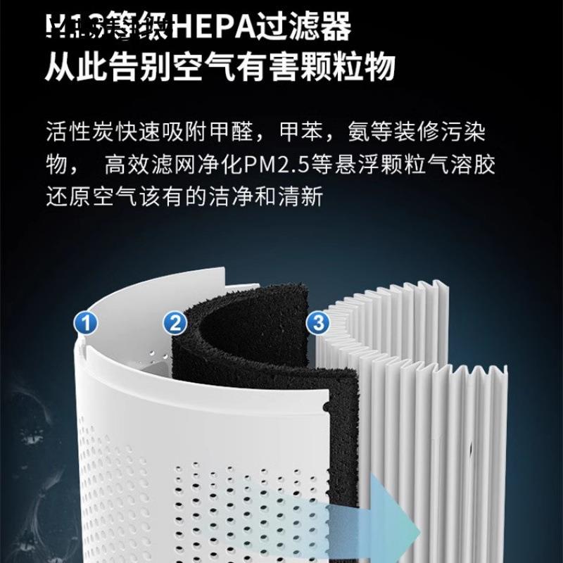 空气净化器室内家用除甲醛增强版猫毛吸烟桌面卧室小型净化机