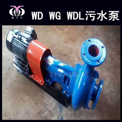 厂家供应25WG船用抽沙泵抽粪泵 25WGF卧式排污泵 离心式污水泵