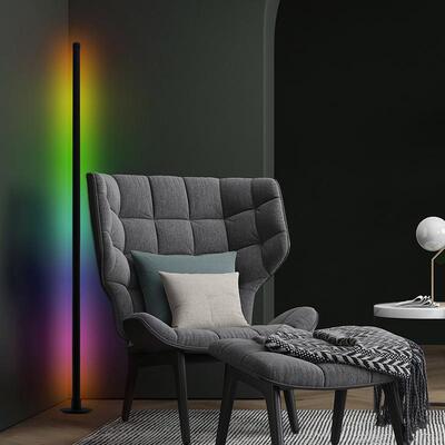 形圆底座对插即亮落地APP灯KUG遥控GB幻彩氛围灯LED墙R角灯氛围灯