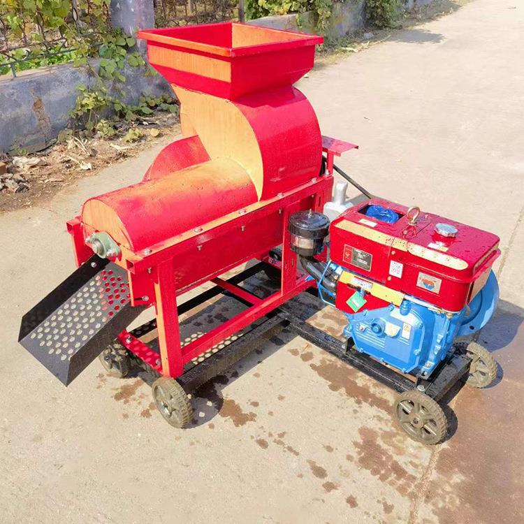 玉米剥皮脱粒一体机苞米剥皮打粒机小型电动家用850型玉米脱粒机