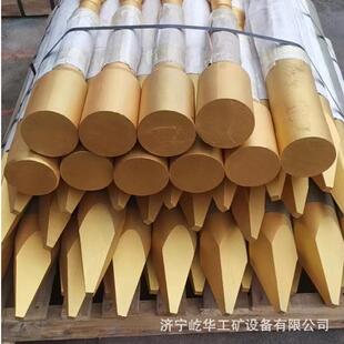 厂家供应破碎锤钎杆各种规格锻打圆锥开槽40/42材质破碎锤钎杆