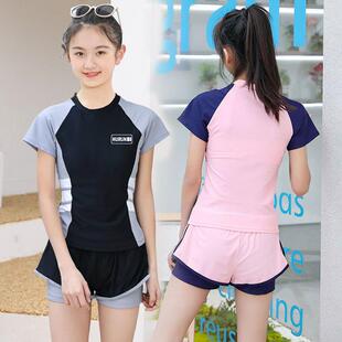 Girls' swimsuits, split body, mid childhood, children's