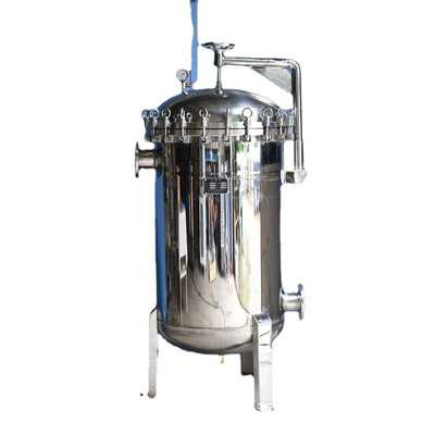 不锈钢袋式过滤器滤除悬浮物沉积物颗粒杂质多袋精密布袋过滤器