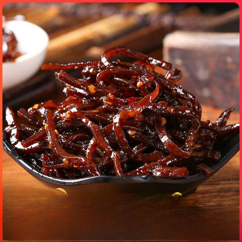 丹氏豆腐干、灯影麻辣豆腐丝、四川石梅特产、怀旧小吃、甜辣办公