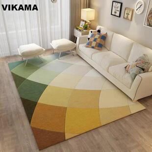 饰 法兰绒大地垫家庭现代简单客厅装 跨境VIKAMA堆斯堪 纳维亚风格