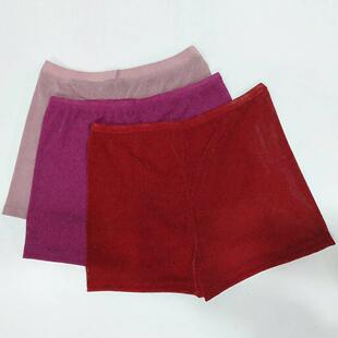 健美体操 三分高弹力氨纶短裤 儿童拉丁舞蹈服女童安全裤 平角打底裤